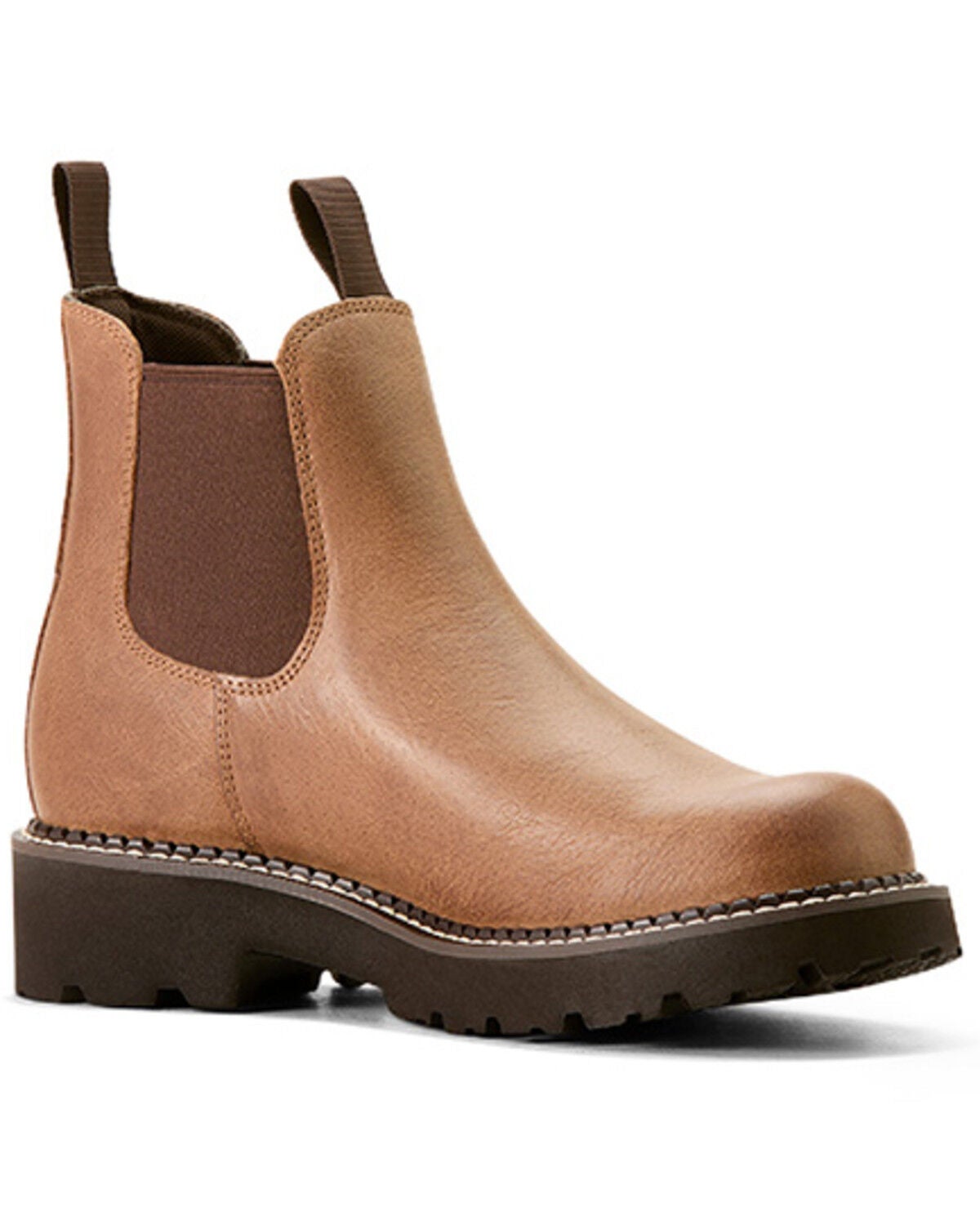 Ariat Women's Fatbaby Chelsea Boots - Round Toe, Brown, hi-res