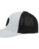 HOOey Men's Cream & Black Cayman Logo Patch Mesh-Back Ball Cap , Black, hi-res