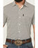 Image #3 - Ariat Men's Fitted Retro Checkered Print Short Sleeve Button-Down Western Shirt, White, hi-res