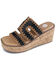Image #1 - Yellow Box Women's Tracie Wedge Heels, Black, hi-res