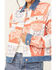 Image #3 - Wrangler Women's Blue Jean Lady Printed Denim Jacket , Red/white/blue, hi-res