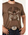 Image #3 - Cody James Men's Stay Free Short Sleeve Graphic T-Shirt, Dark Brown, hi-res