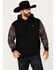 Hooey Men's Summit Southwestern Print Hooded Sweatshirt, Black, hi-res