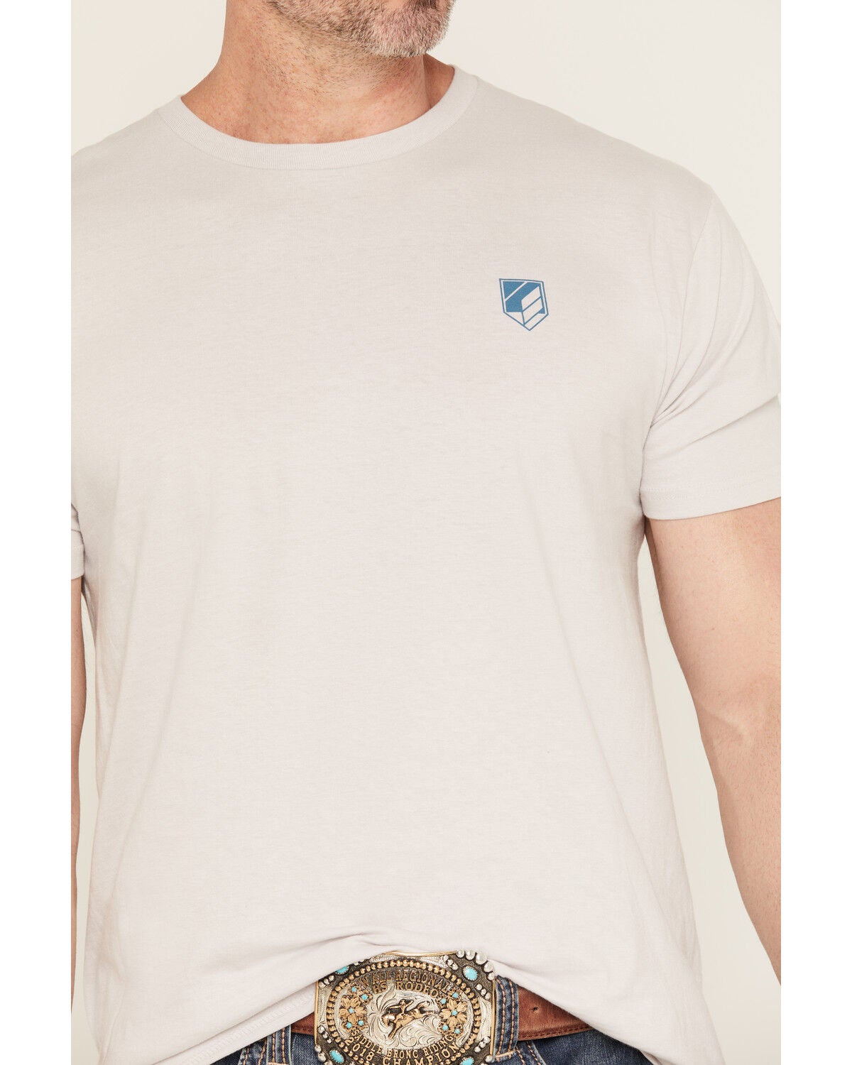 Image #3 - RANK 45&reg; Men's Stadium Lights Short Sleeve Graphic T-Shirt, Natural, hi-res