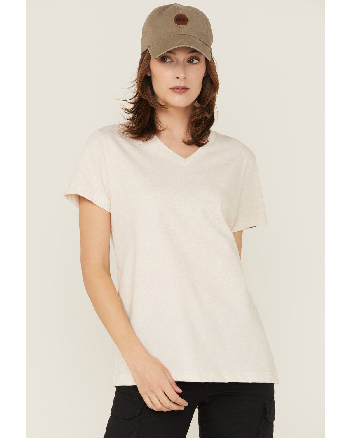 Image #1 - Ariat Women's Rebar Heather Short Sleeve Work Tee, Light Pink, hi-res