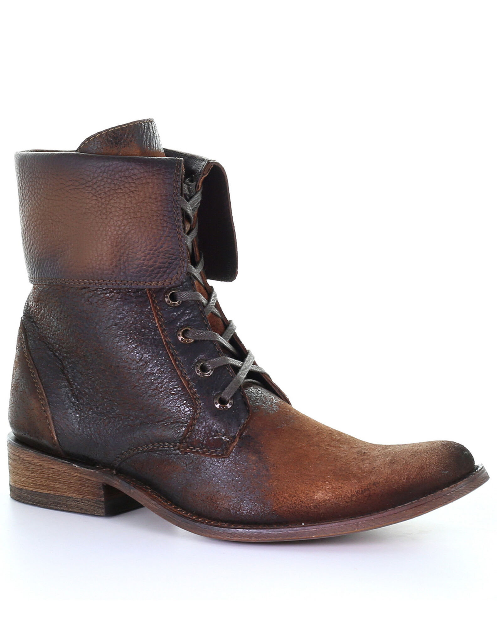 Corral Men s Lace Up Ankle Boots Medium Toe Sheplers