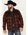 Pendleton Men's Buffalo Plaid Print Wool Timberline Shirt Jacket, Olive, hi-res