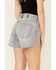 Free People Women's Baggy Tomboy Shorts, Blue, hi-res
