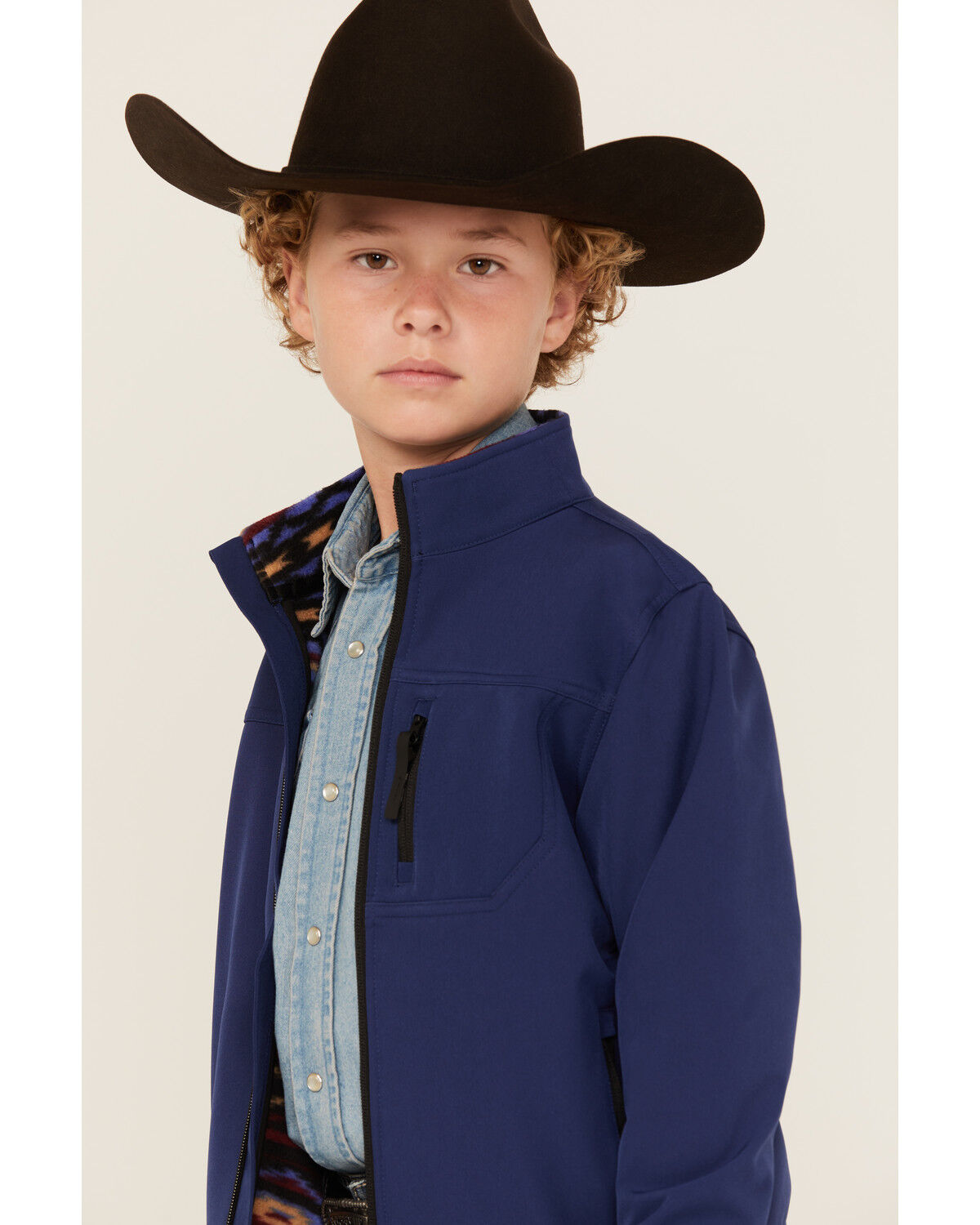 Image #2 - Cody James Boys' Coolville Softshell Bomber Jacket, Royal Blue, hi-res