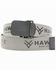 Hawx Men's Web Belt, Grey, hi-res