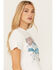 Image #2 - Youth in Revolt Women's Cowboy Downhill Short Sleeve Graphic Tee, Tan, hi-res