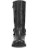 Image #4 - Dingo Women's Blacklist Star Inlay Harness Boots - Round Toe, Black, hi-res