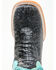 Ferrini Women's Black Caiman Print Western Boots - Square Toe, Black, hi-res
