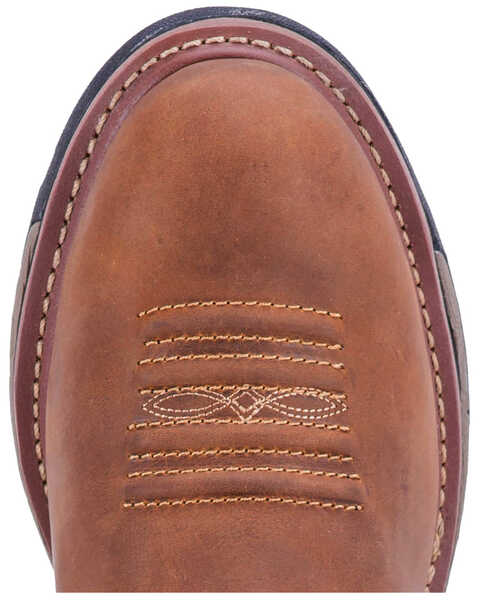 Image #6 - Dan Post Men's Journeyman Waterproof Western Work Boots - Composite Toe, Brown, hi-res