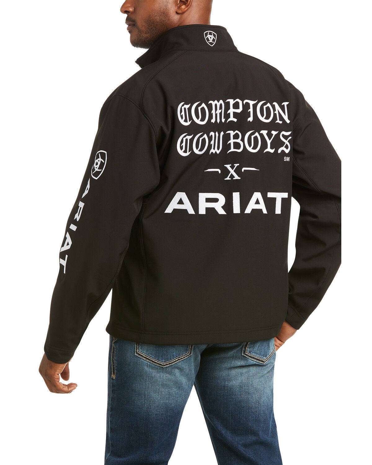 Ariat Mens Compton Cowboys Logo 2.0 Black Jacket 10037775