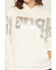Image #3 - Wrangler Retro Women's Iridescent Logo Hoodie, White, hi-res