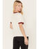 Image #4 - White Crow Women's Beer Babe Graphic Short Sleeve Ringer Tee, White, hi-res