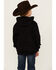 Image #4 - Ariat Boys' Mexico Flag Logo Hooded Sweatshirt, Black, hi-res