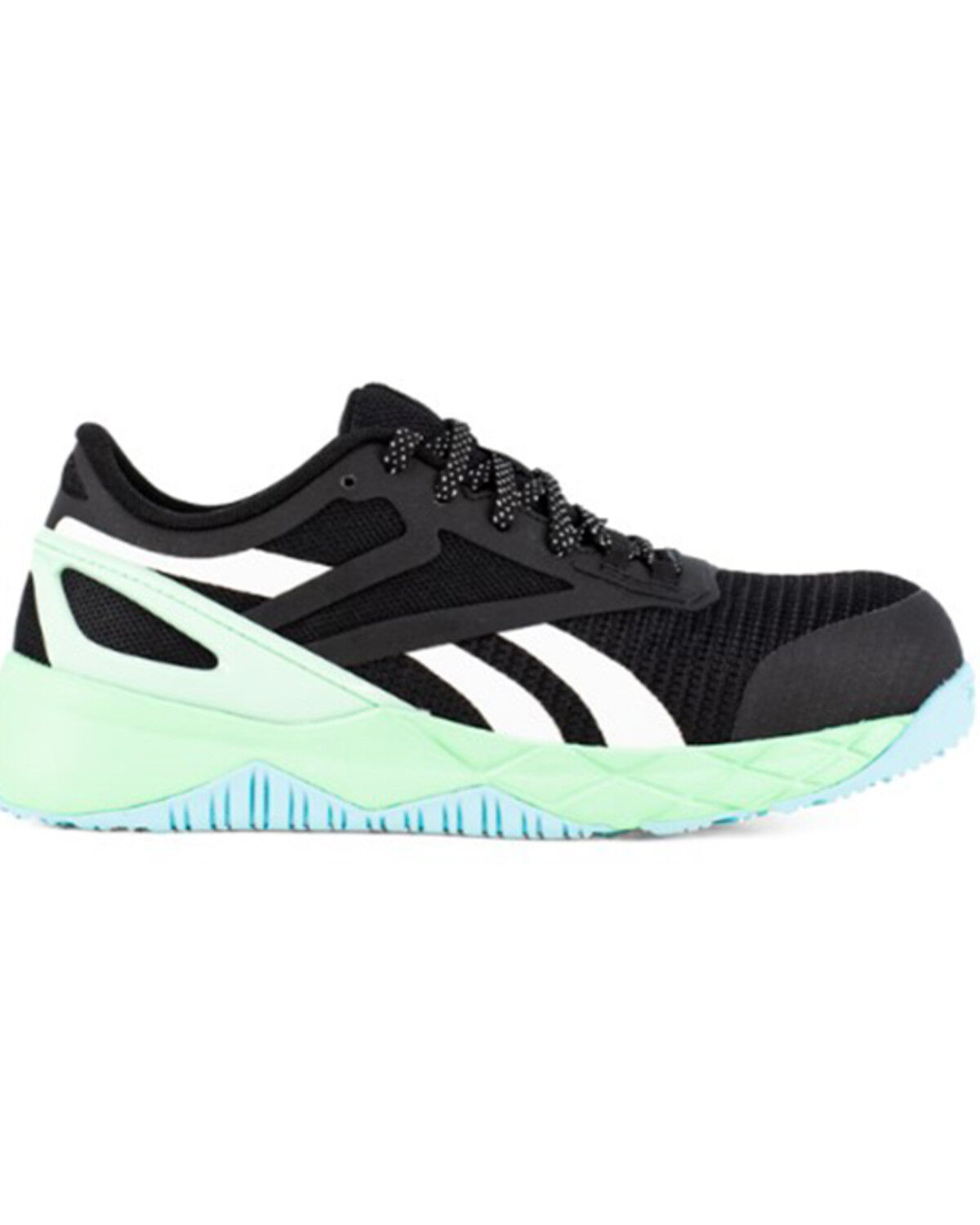 Image #2 - Reebok Women's Nanoflex TR Athletic Work Shoes - Composite Toe, Black, hi-res