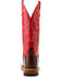 Macie Bean Women's Old Town Road Western Boots - Broad Square Toe, Red, hi-res