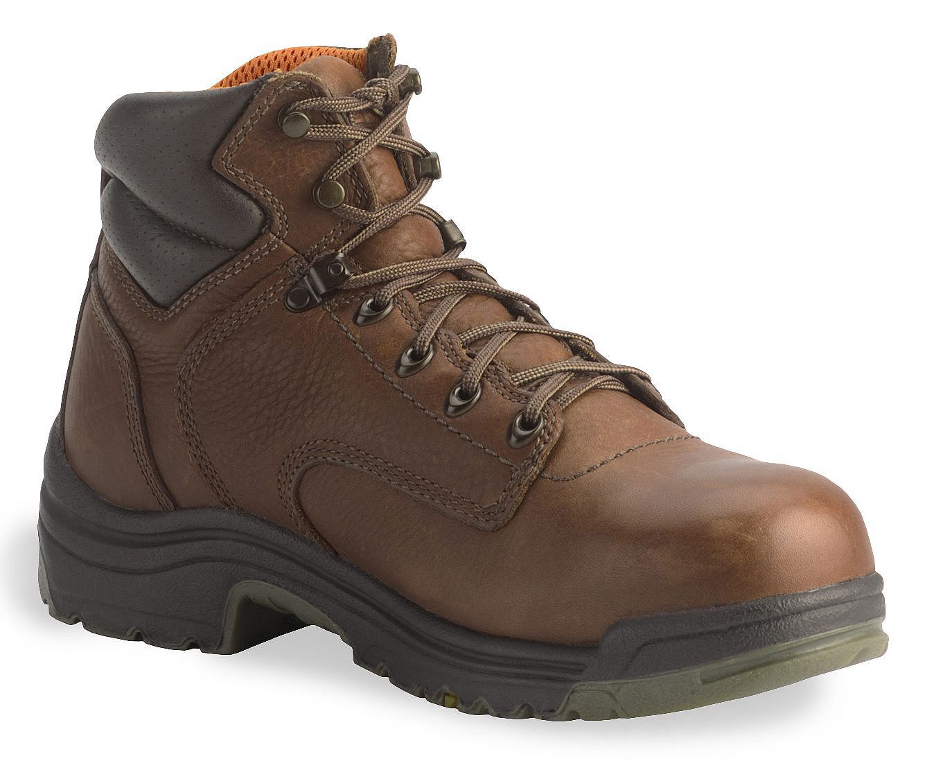 Timberland Pro Men's 6" TiTAN Boots - Composite Toe, Coffee, hi-res