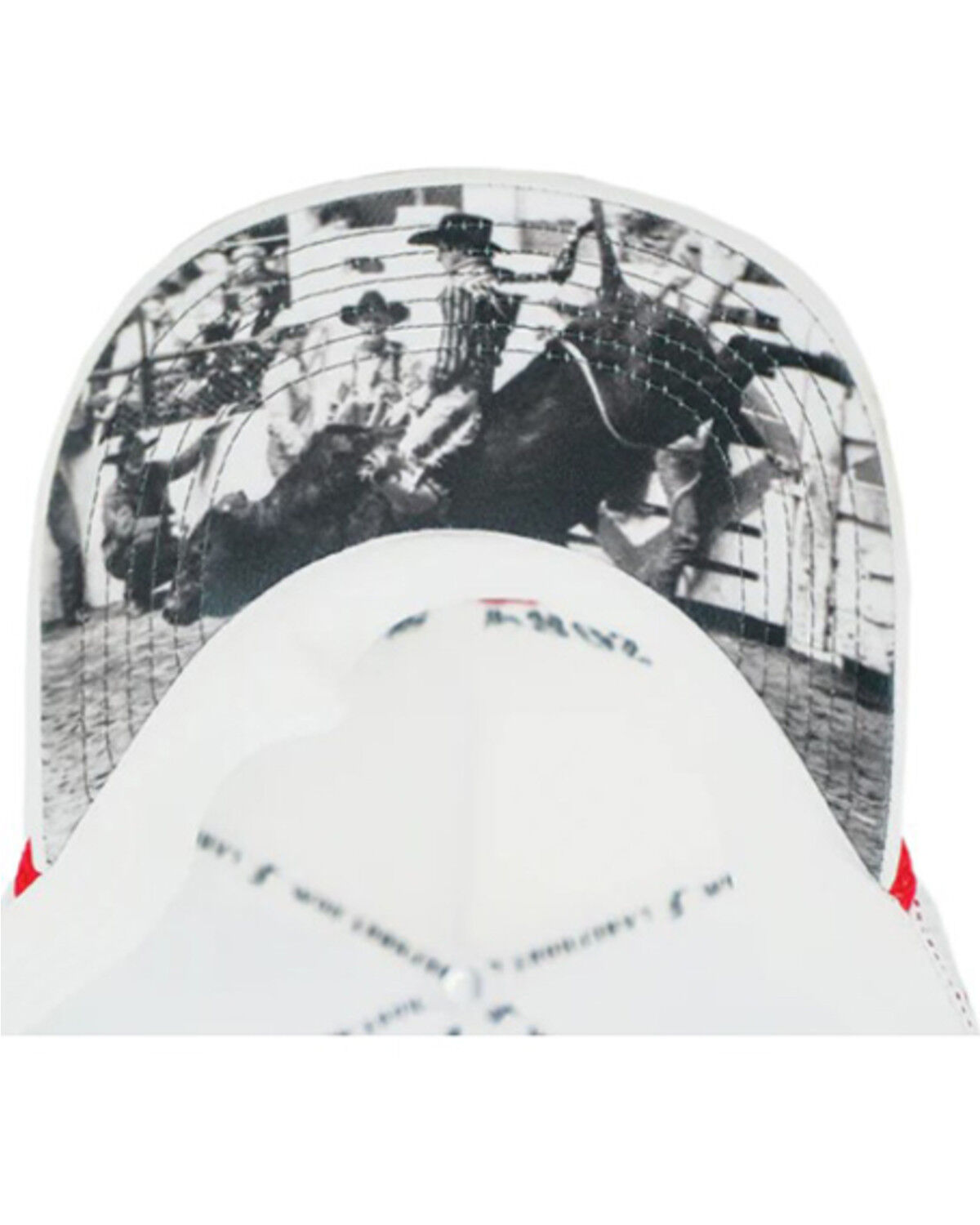Image #3 - Lane frost Men's Tough Logo Ball Cap, White, hi-res