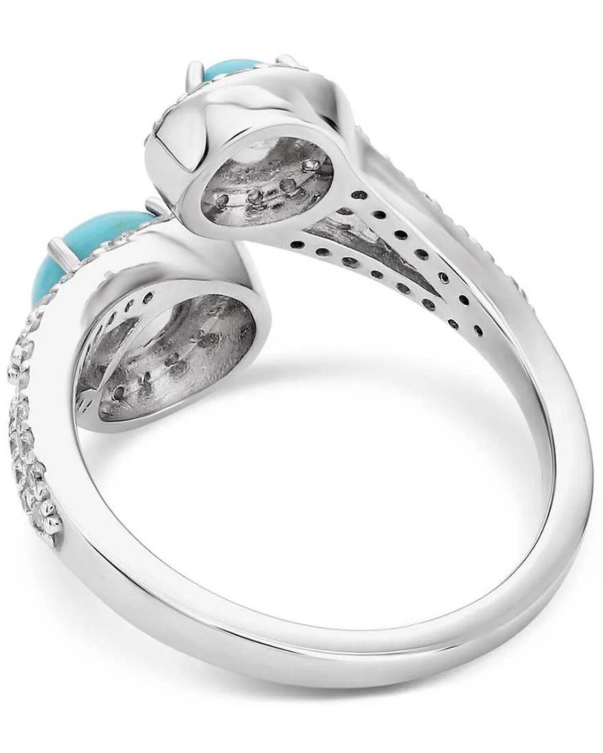 Image #2 - Montana Silversmiths Fearless Luster Turquoise Ring, Silver, hi-res