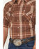 Image #3 - Ely Walker Men's Boot Barn Exclusive Plaid Print Short Sleeve Pearl Snap Western Shirt - Tall, , hi-res