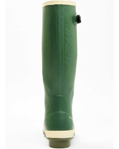 Image #4 - Cody James Men's 17" Rubber Waterproof Work Boots - Round Toe, Green, hi-res