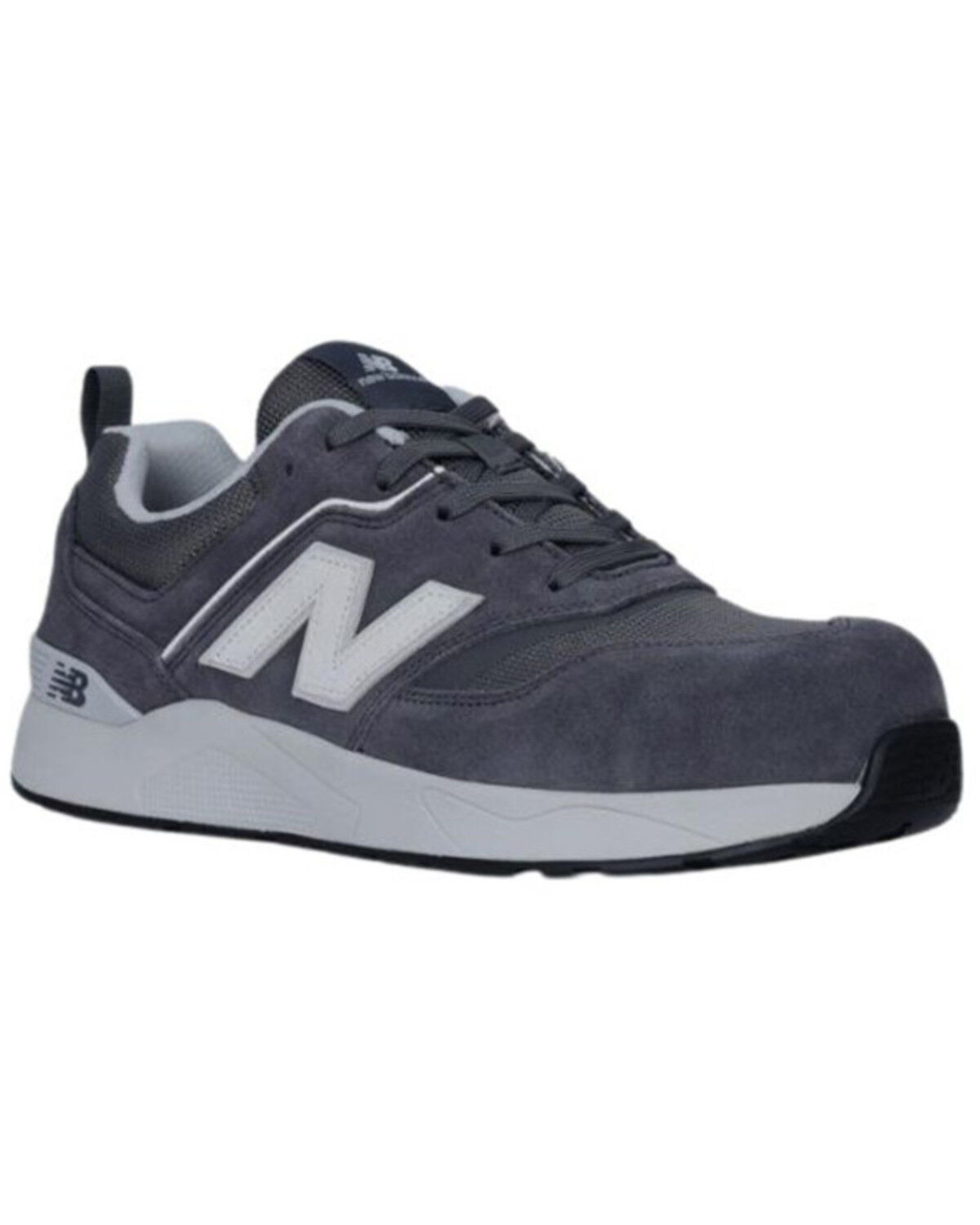 Image #1 - New Balance Men's Elite Lite Work Shoes - Composite Toe, Grey, hi-res