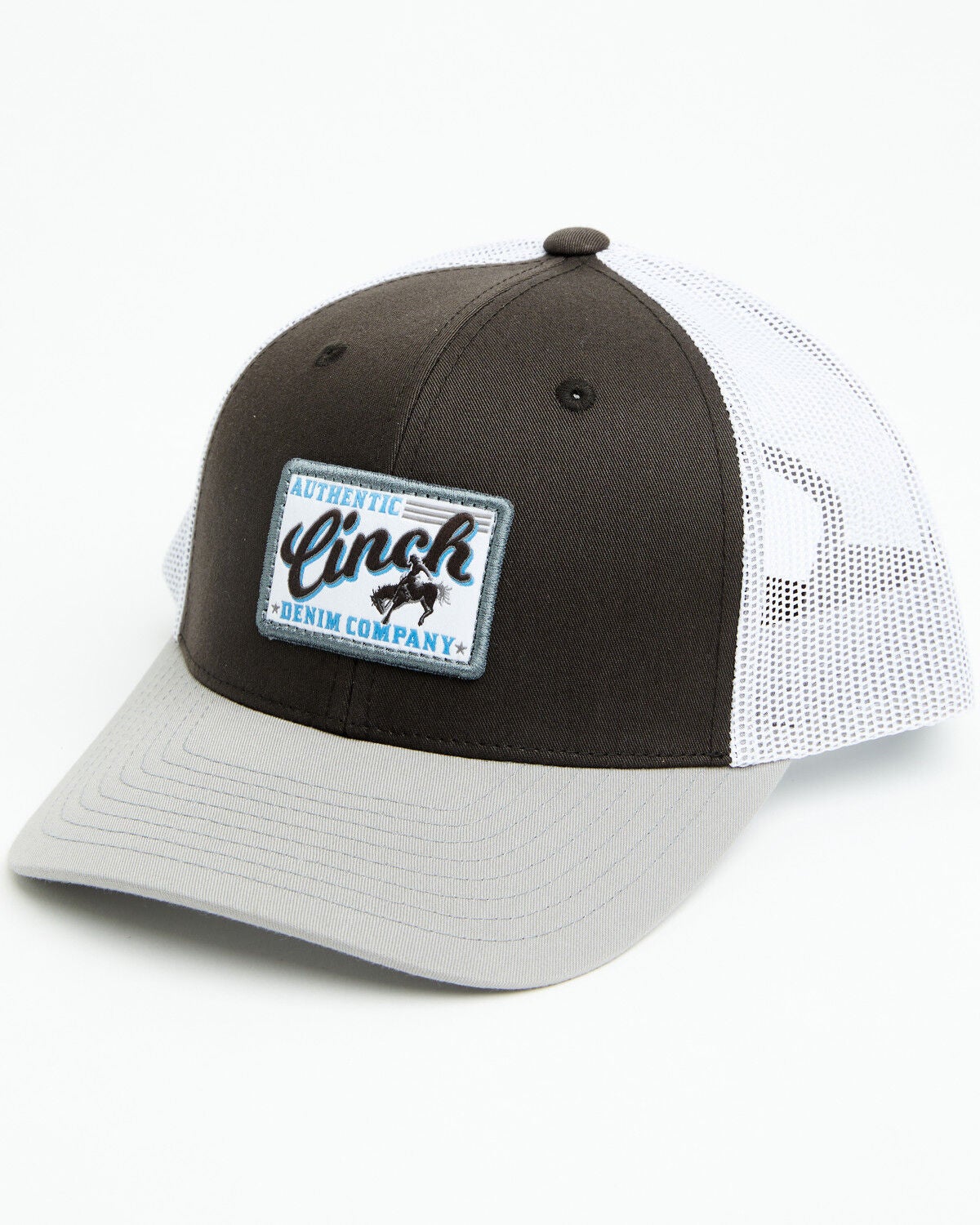 Image #1 - Cinch Boys' Logo Patch Ball Cap, Brown, hi-res