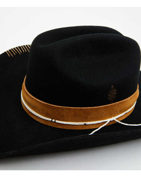 Image #2 - Idyllwind Women's Terranova Felt Cowboy Hat , Black, hi-res
