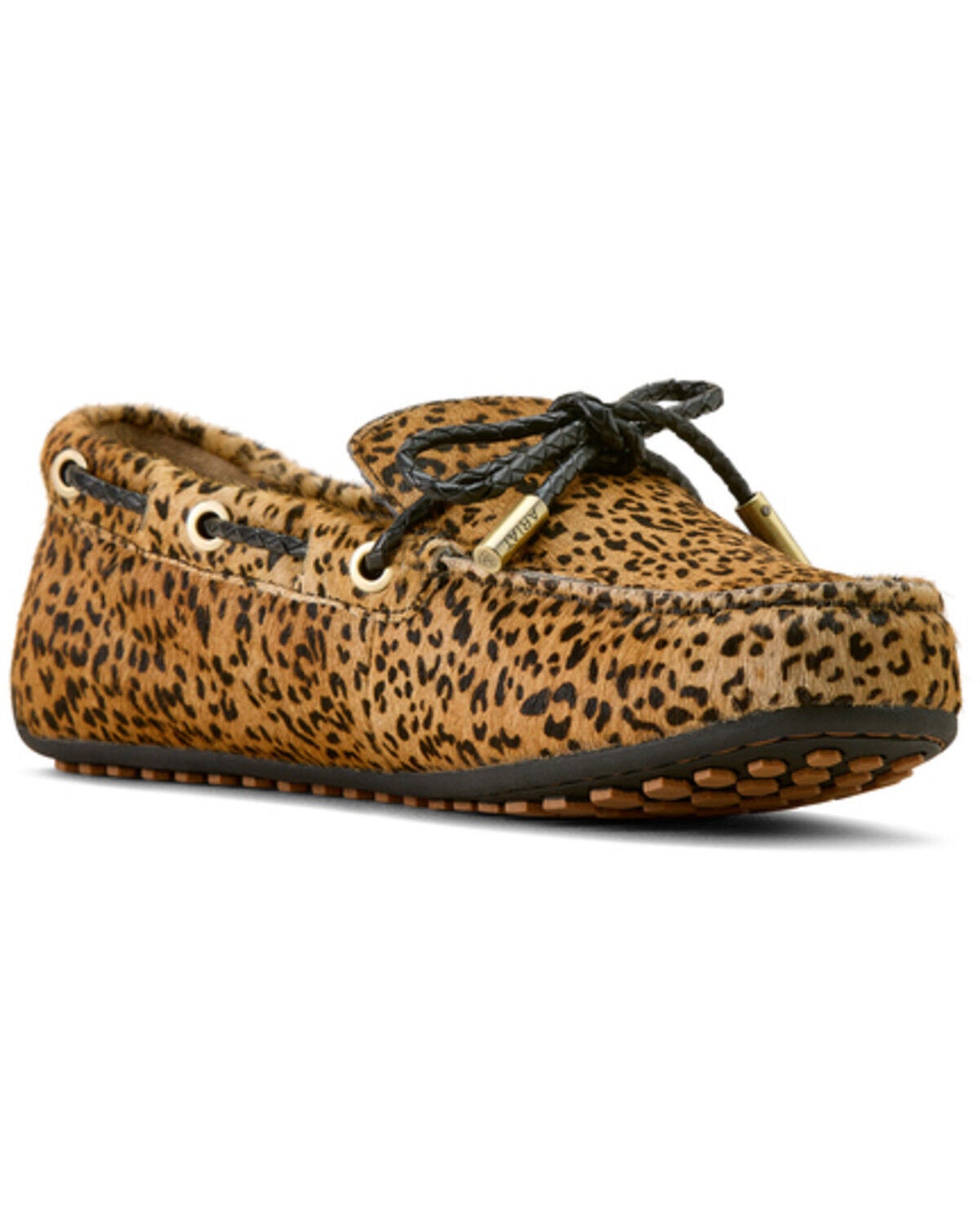 Ariat Women's Margot Cheetah Print Hair-On Driving Mocs, Cheetah, hi-res