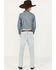 Image #3 - Cody James Boys' Light Wash Pioneer Slim Stretch Bootcut Jeans , Light Wash, hi-res
