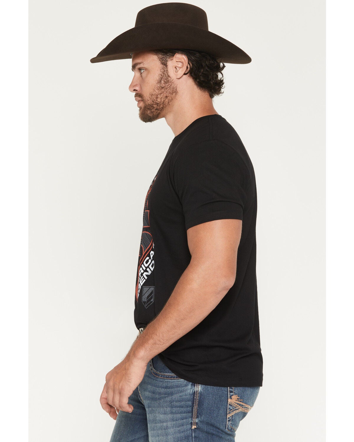 Image #2 - RANK 45&reg; Men's Rise To The Top Short Sleeve Graphic T-Shirt, Black, hi-res
