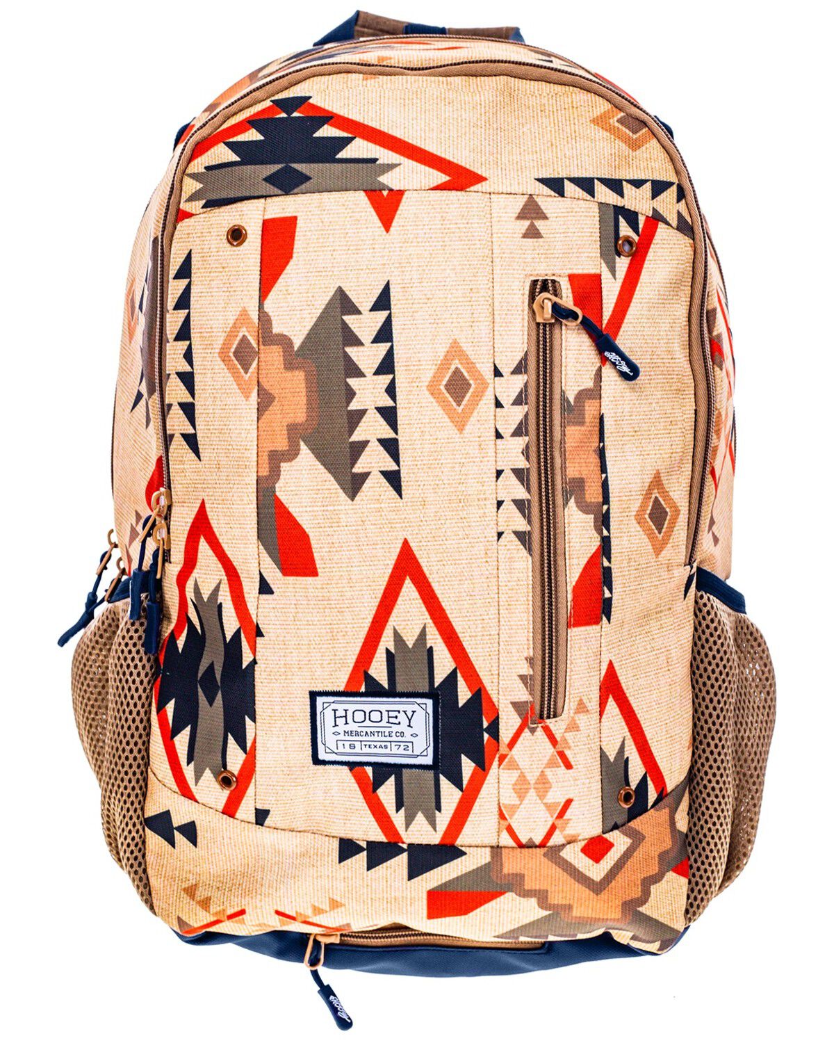 Image #1 - Hooey Rockstar Southwestern Print Backpack, Tan, hi-res