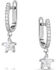Image #1 - Montana Silversmiths Women's Catch A Falling Star Crystal Earrings, Silver, hi-res