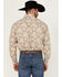 Image #4 - George Strait Wrangler Men's Floral Print Long Sleeve Pearl Snap Stretch Western Shirt, Sage, hi-res