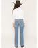 Image #3 - Ariat Girls' Rosalie Light Wash Trouser Stretch Denim Jeans, Light Wash, hi-res