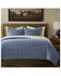 Image #4 - HIEnd Accents Stonewashed Denim King Quilt Set - 3 Piece, Blue, hi-res