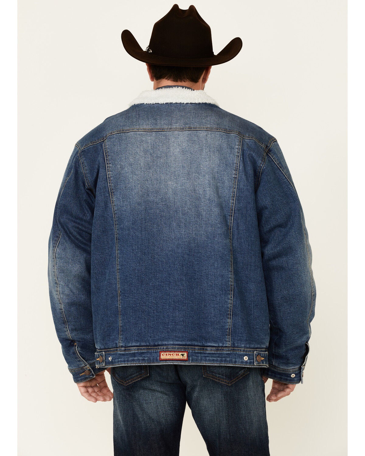 Cinch Men's Indigo Denim Sherpa Lined 