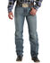 Cinch Men's Black Label 2.0 Medium Wash Jeans, Med Stone, hi-res