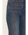 Image #2 - Wrangler Women's 70's Flare Stretch Denim Jeans, Dark Wash, hi-res