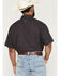Image #4 - Ariat Men's Printed VentTEK Short Sleeve Button-Down Shirt, Black, hi-res