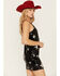 Image #3 - Rock & Roll Denim Women's Sleeveless Star Sequins Mini Dress, Black, hi-res