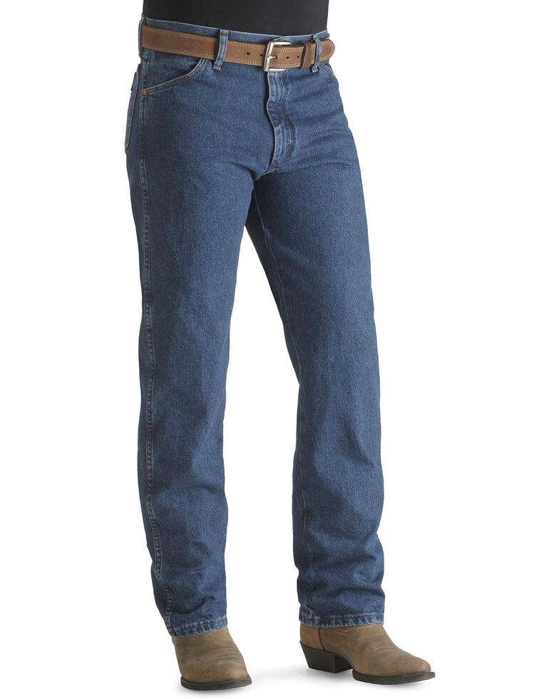 Wrangler 13MWZ Cowboy Cut Original Fit Prewashed Jeans - 38" & 40" Inseams, Stonewash, hi-res