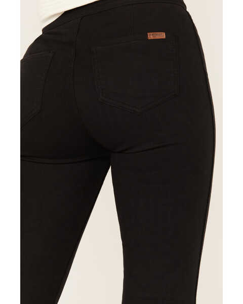 Image #3 - Rock & Roll Denim Women's Southwestern Print Reversible Stretch Flare Jeans, Black, hi-res