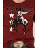 Image #3 - RANK 45® Men's Bucking Star Short Sleeve Graphic T-Shirt, Cherry, hi-res