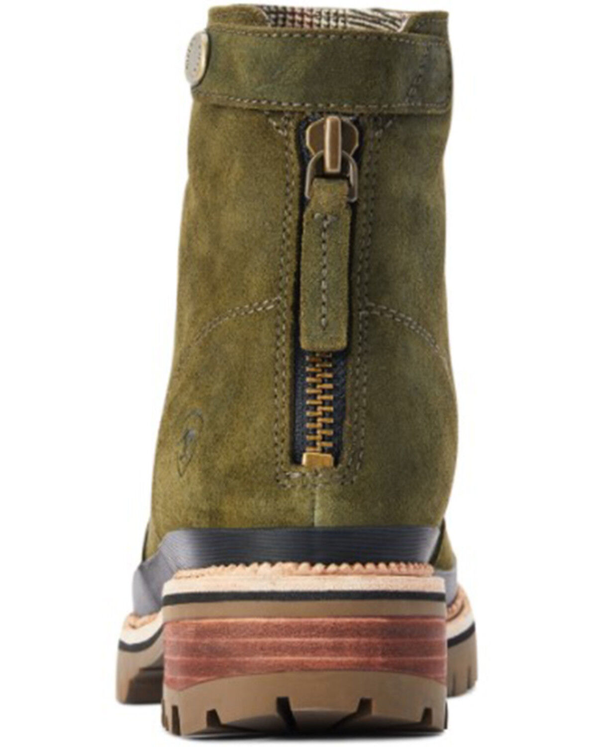 Image #3 - Ariat Women's Leighton Waterproof Zipper English Riding Boots - Round Toe, Green, hi-res