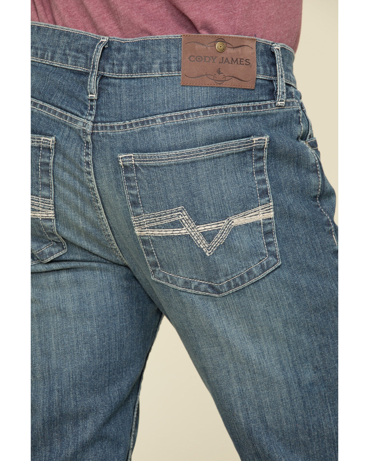 Image #4 - Cody James Men's Jackson Slim Straight Stretch Denim Jeans, Blue, hi-res